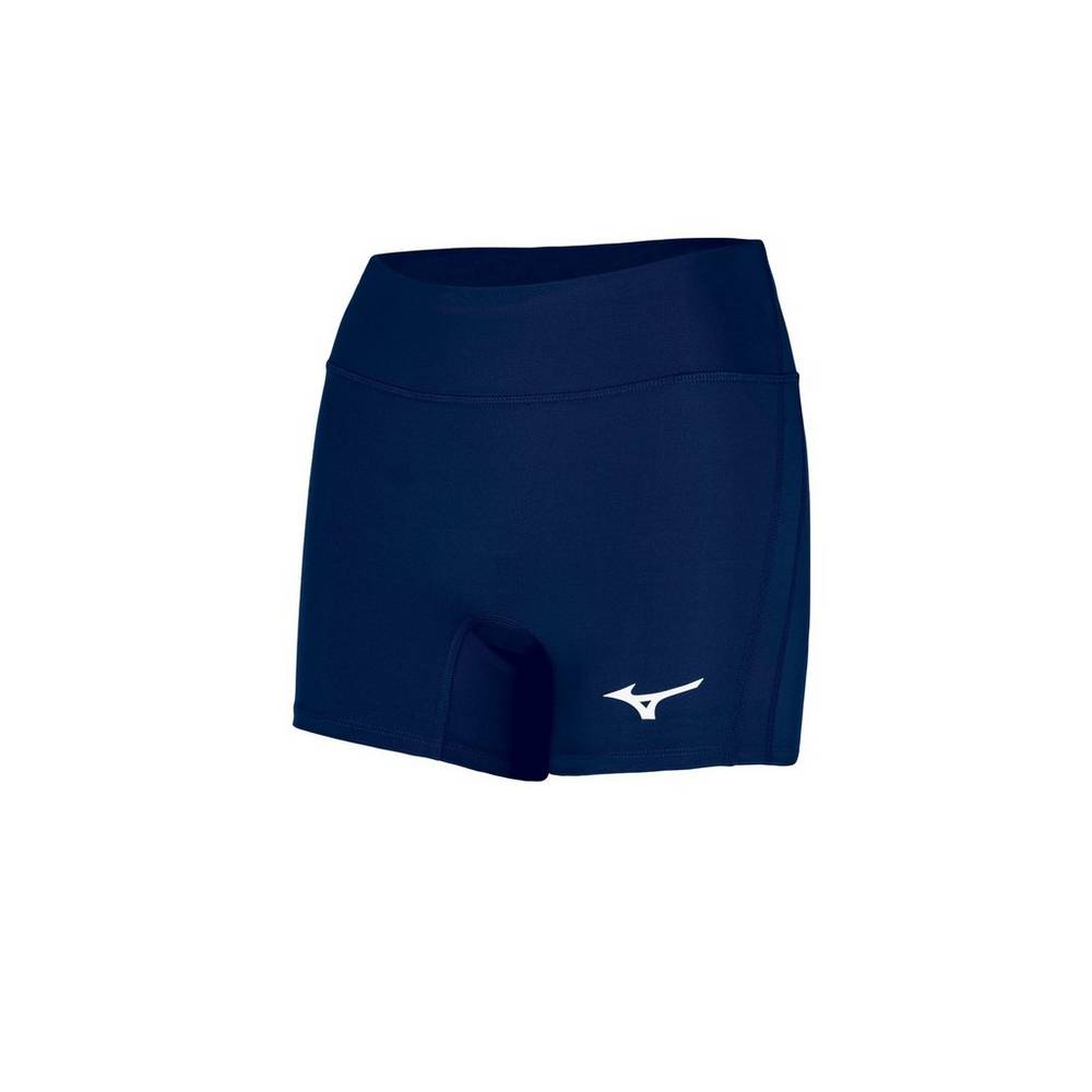 Mizuno Women's Elevated 4" Inseam Volleyball Shorts Navy (440709-CEM)